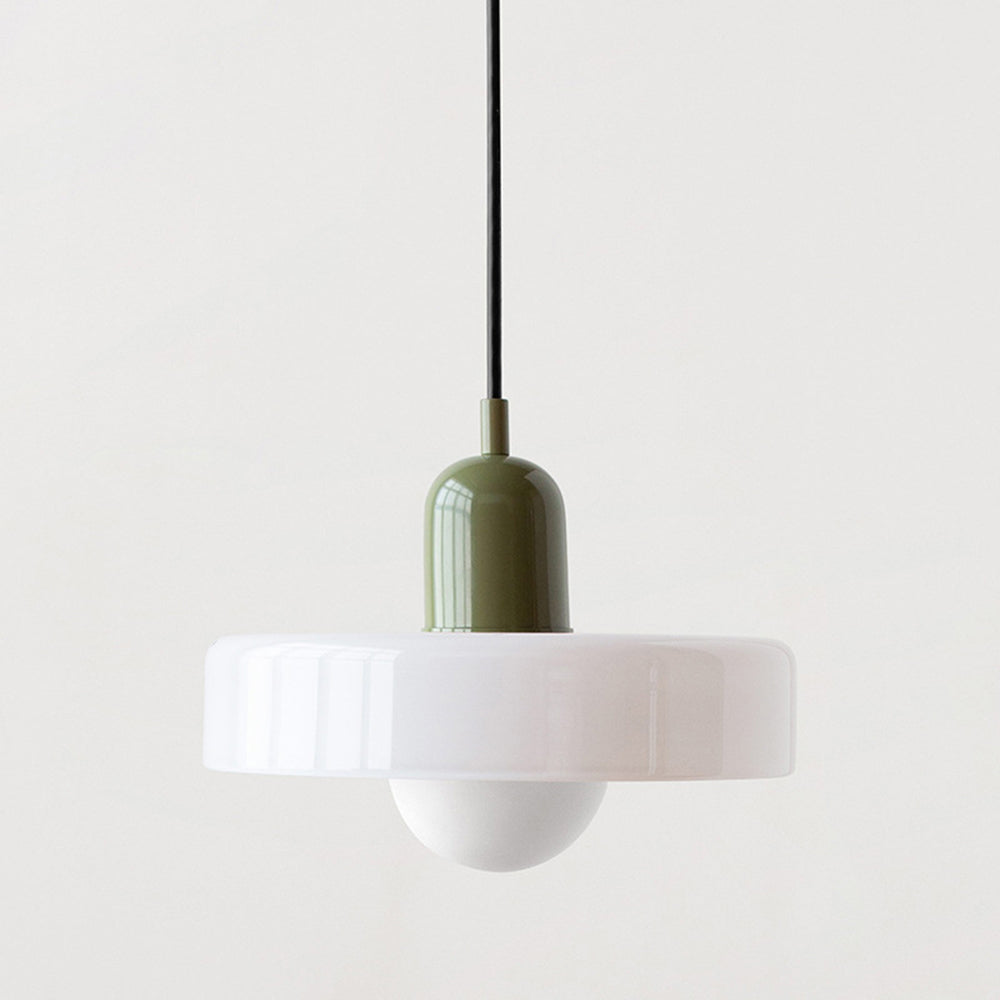 Kleurrijke Bauhaus Hanglamp Met Tijdloos Glasontwerp