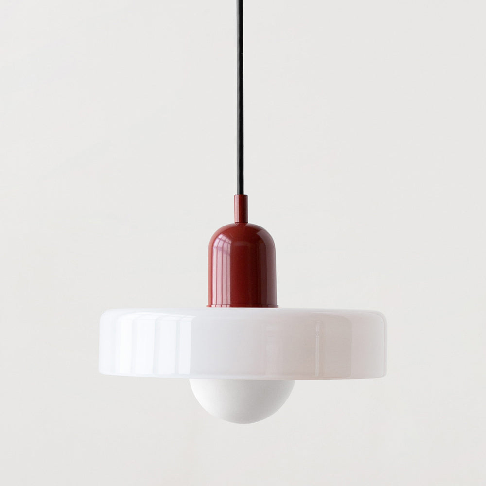 Kleurrijke Bauhaus Hanglamp Met Tijdloos Glasontwerp