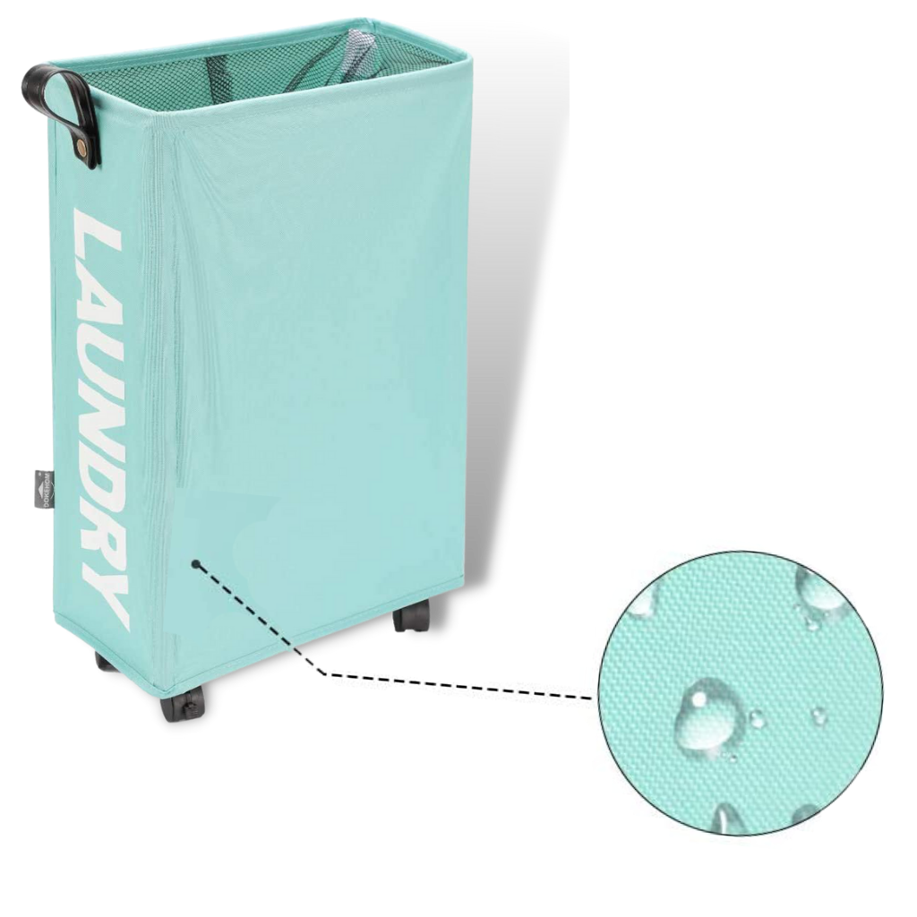 Verrijdbare Wasmand – Opvouwbare Wasmand Met Wielen Voor Gemakkelijk Transport