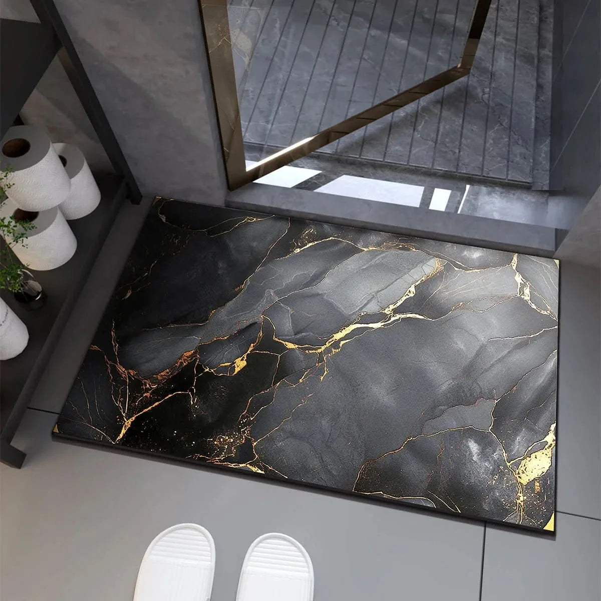 HydroAbsorb – Premium Diatomee Badmat Voor Snelle Absorptie & Anti-Slip Veiligheid