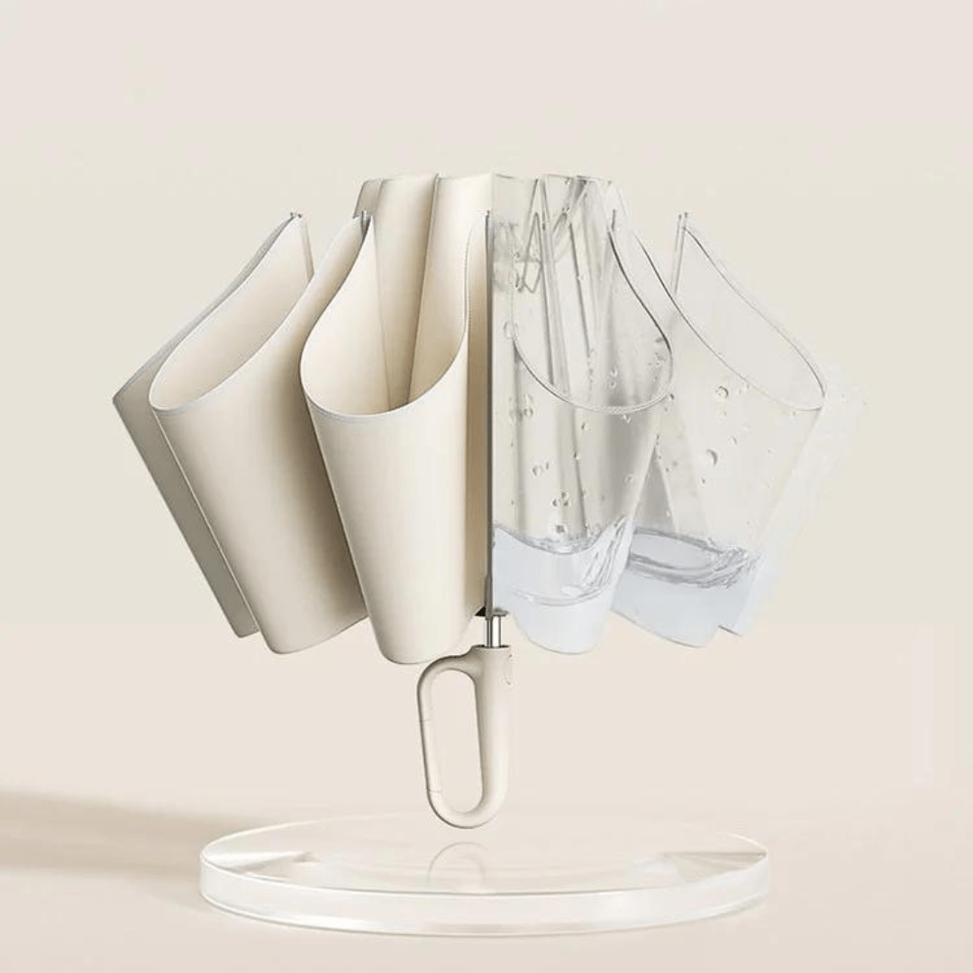 Compacte Stormparaplu Met Automatische Open/Sluitfunctie & Windbestendig Design