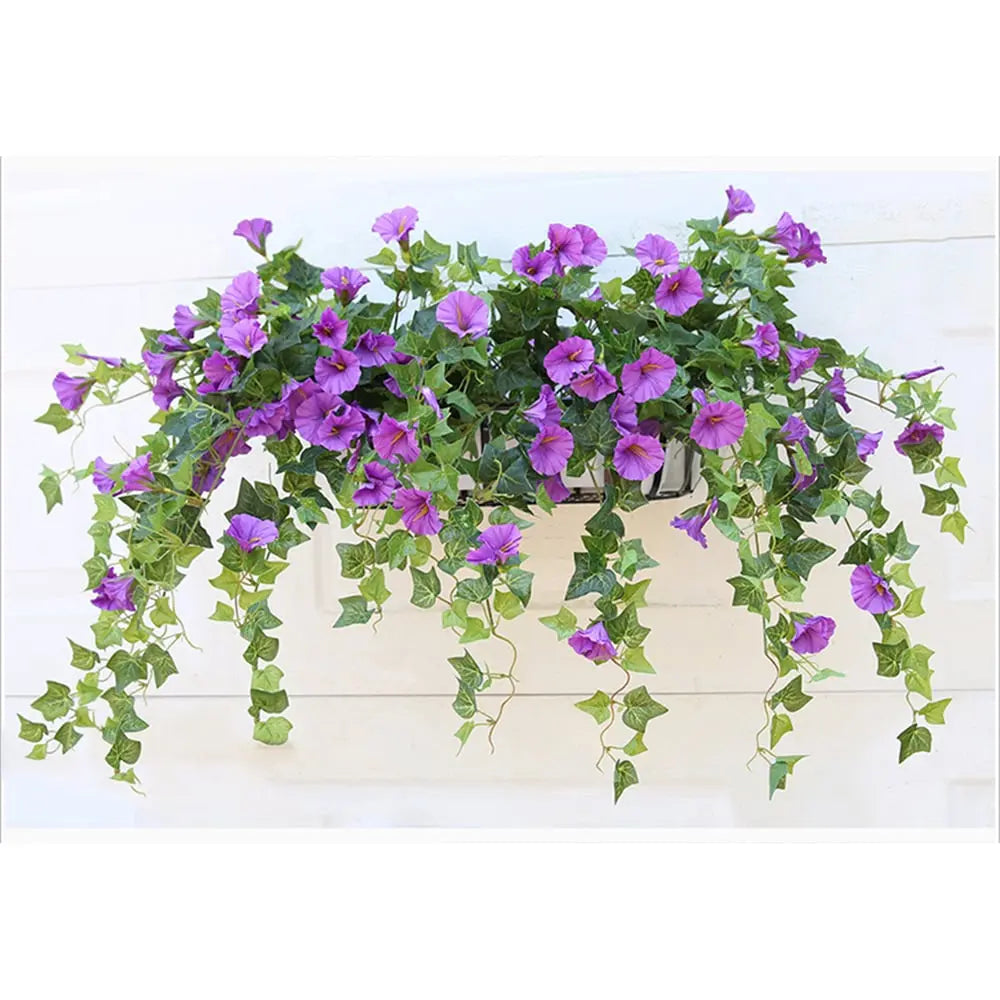 Realistische Kunstbloemen Morning Glory | UV-Bestendig – 2 Stuks Voor Binnen & Buiten
