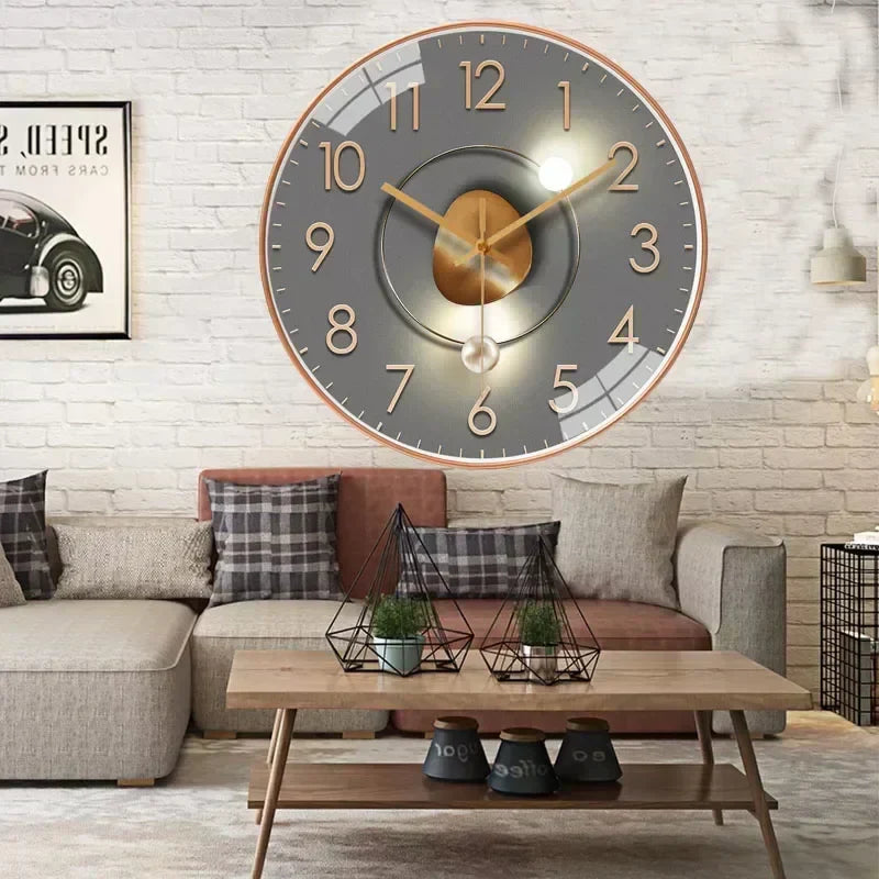 Stille Klassieke Wandklok | Non-Ticking & Elegant Voor Slaapkamer en Kantoor