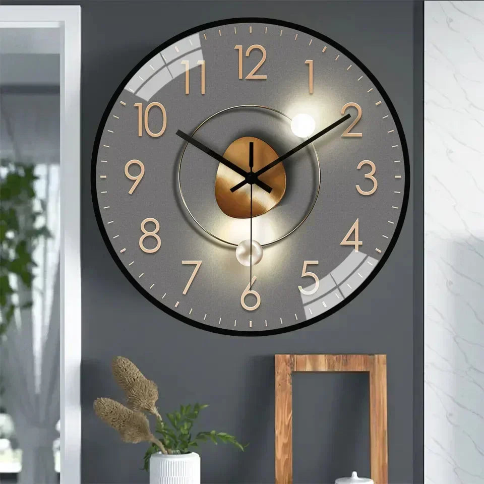 Stille Klassieke Wandklok | Non-Ticking & Elegant Voor Slaapkamer en Kantoor