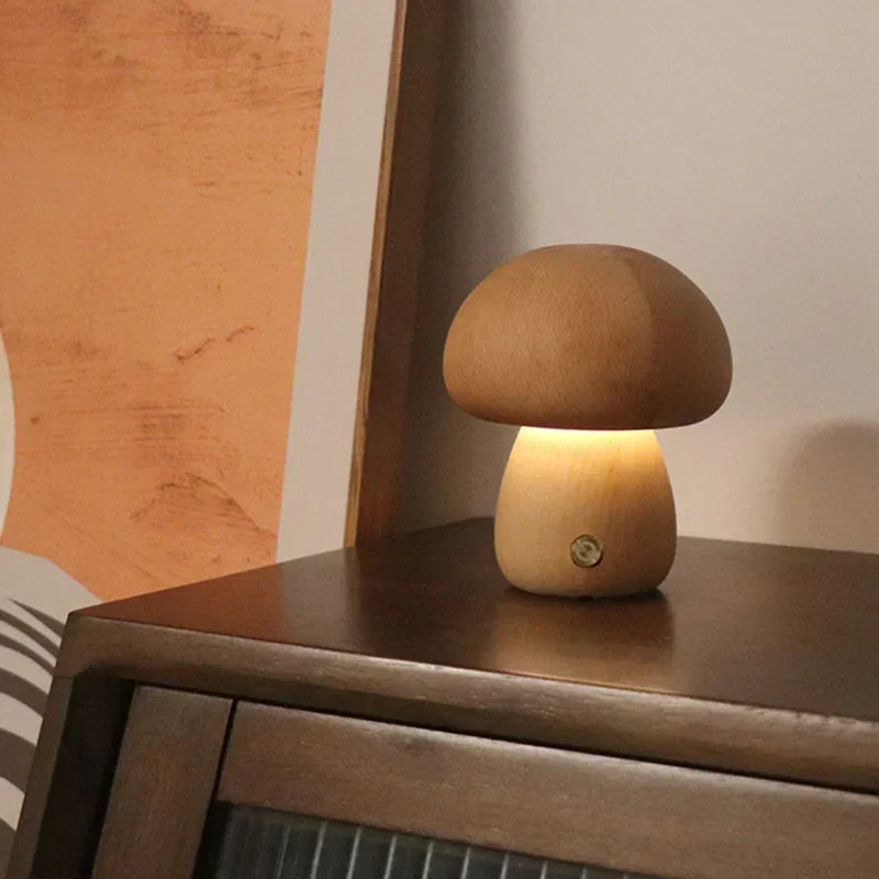 LumaShroom Touch Lamp | Zacht Licht LED Tafellamp Voor Slaapkamer & Kinderkamer