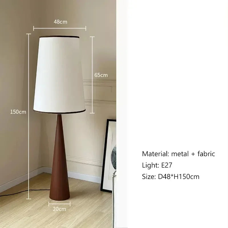 Minimalistische Houten LED Vloerlamp in Scandinavische Stijl