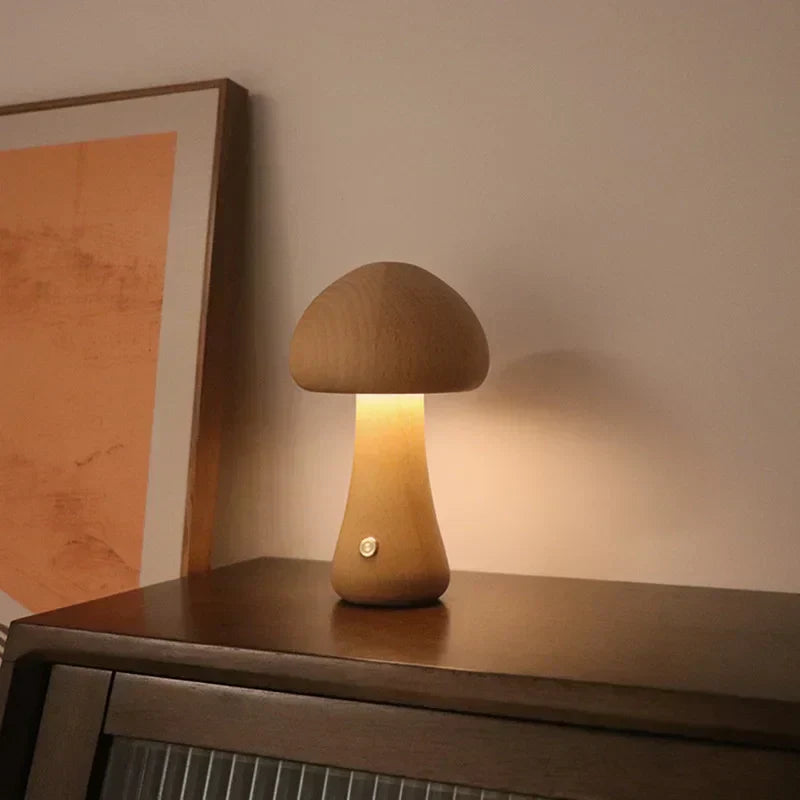 LumaShroom Touch Lamp | Zacht Licht LED Tafellamp Voor Slaapkamer & Kinderkamer
