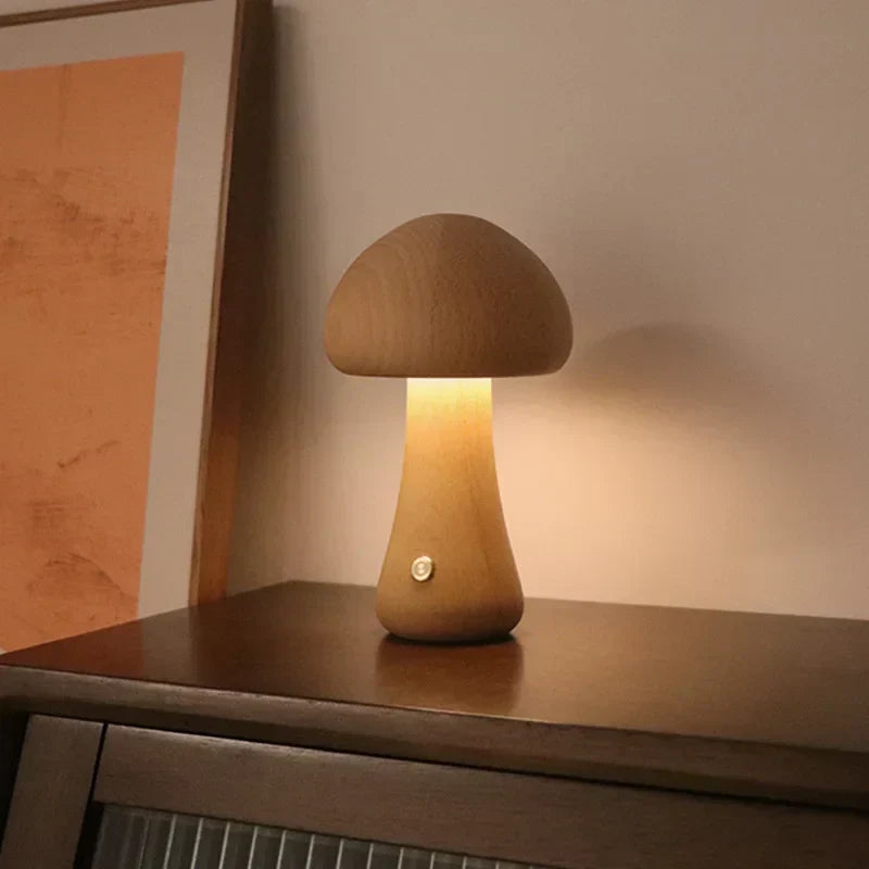 LumaShroom Touch Lamp | Zacht Licht LED Tafellamp Voor Slaapkamer & Kinderkamer