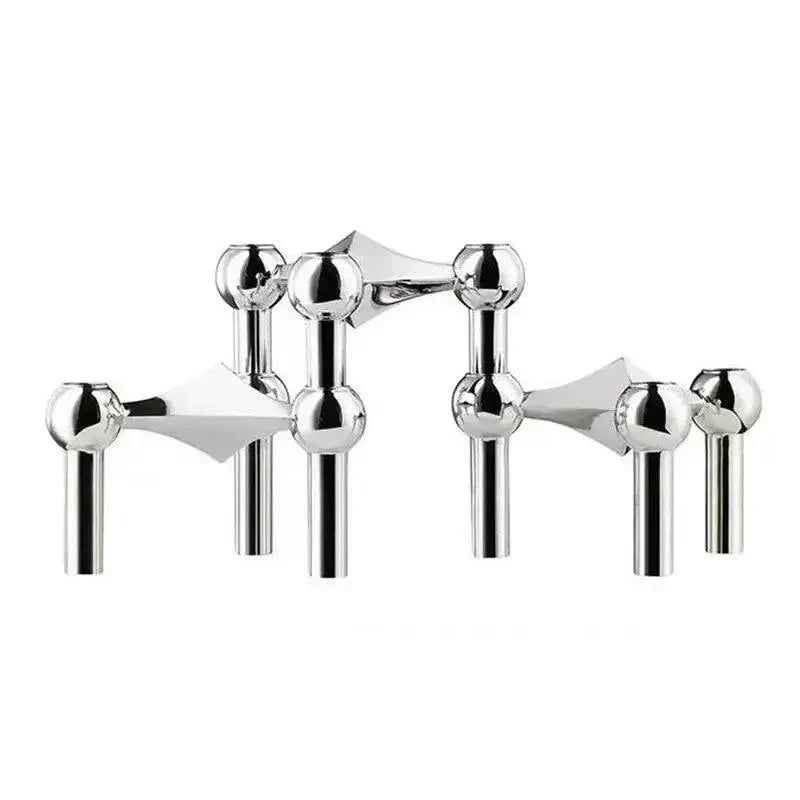 Modulaire Metalen Kandelaar Voor Een Modern & Artistiek Interieur