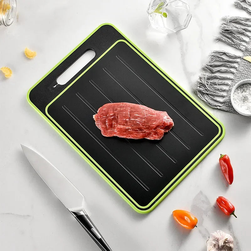 DailyChop - Dubbelzijdige Snijplank Met Ontdooischaal