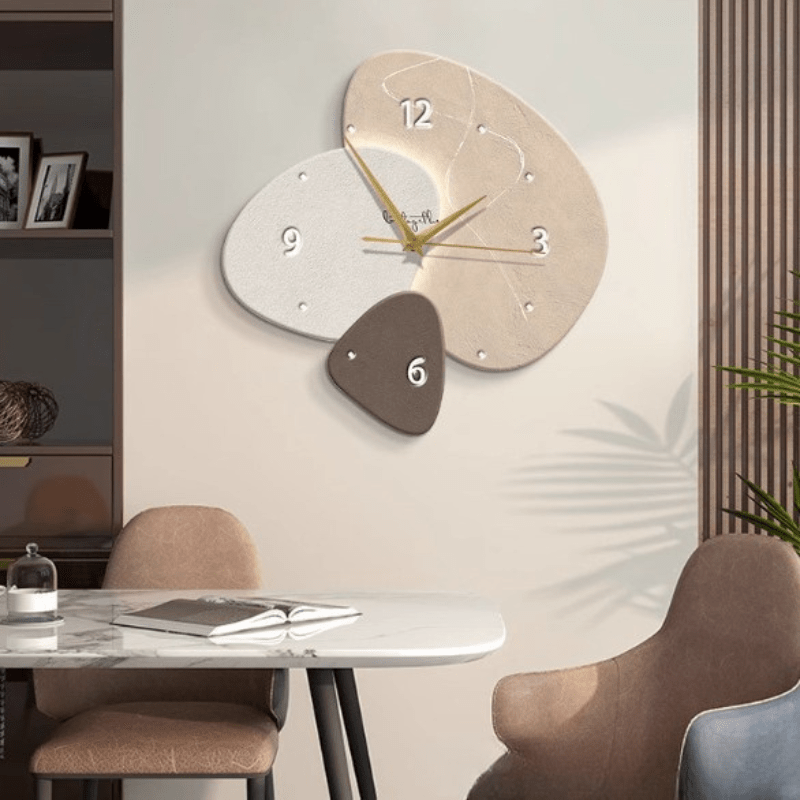 Scandinavische Design Wandklok Met Stil Uurwerk Voor Een Rustig Interieur