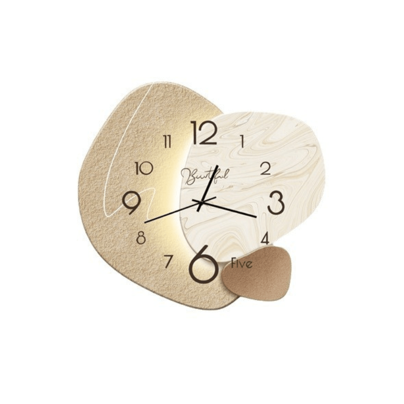 Scandinavische Design Wandklok Met Stil Uurwerk Voor Een Rustig Interieur