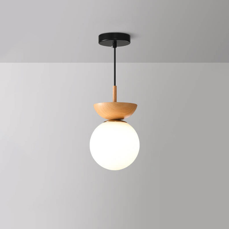 Sanshoku - Japanse Hanglamp met Dimbare LED – 3 Lichtkleuren – Stijlvolle Plafondlamp voor Woonkamer, Hal & Slaapkamer