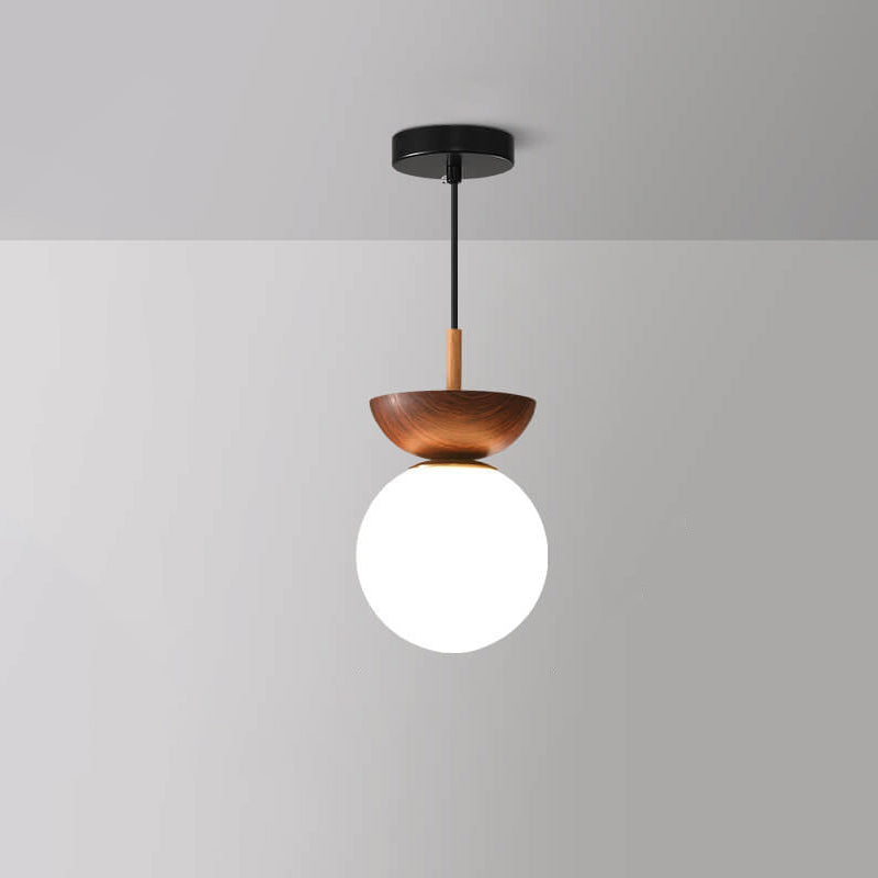 Sanshoku - Japanse Hanglamp met Dimbare LED – 3 Lichtkleuren – Stijlvolle Plafondlamp voor Woonkamer, Hal & Slaapkamer
