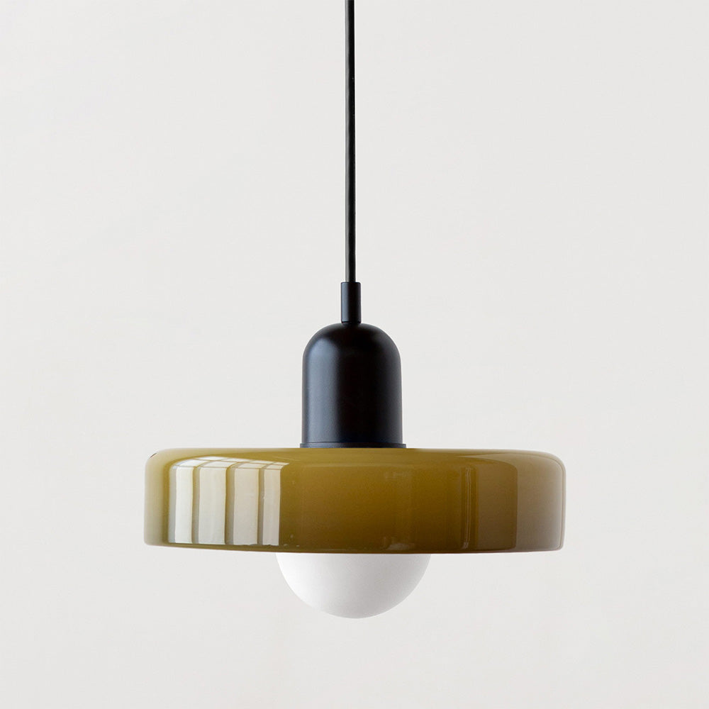 Kleurrijke Bauhaus Hanglamp Met Tijdloos Glasontwerp