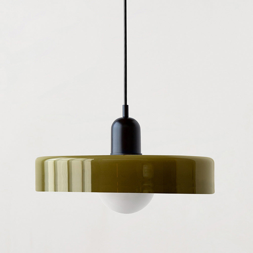 Kleurrijke Bauhaus Hanglamp Met Tijdloos Glasontwerp