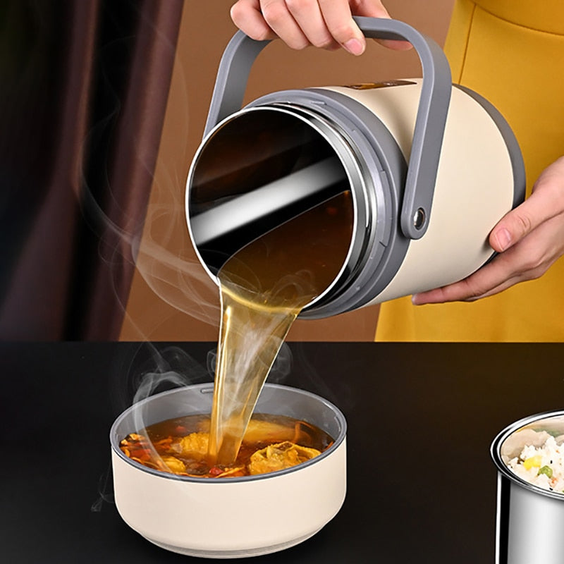 USB Verwarmde Lunchbox | 304 RVS – Warm Eten Onderweg