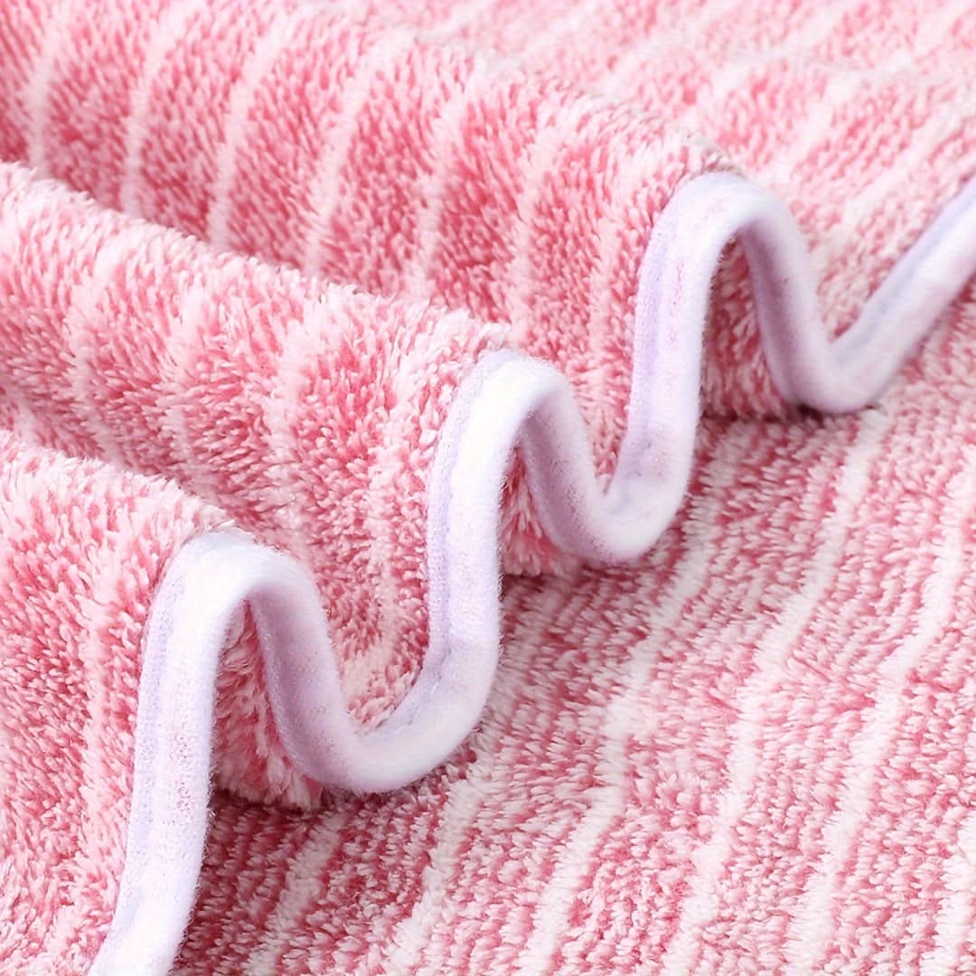 Luxe Gestreepte Handdoekenset – Ultra Zachte & Sterk Absorberende Handdoekenset Voor Ultiem Comfort