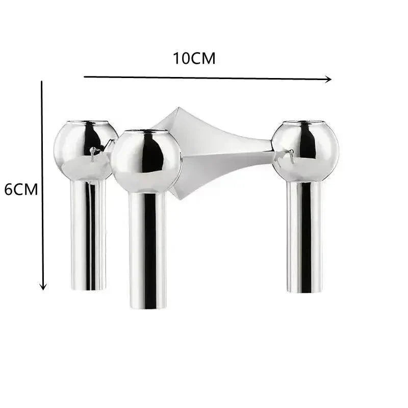 Modulaire Metalen Kandelaar Voor Een Modern & Artistiek Interieur