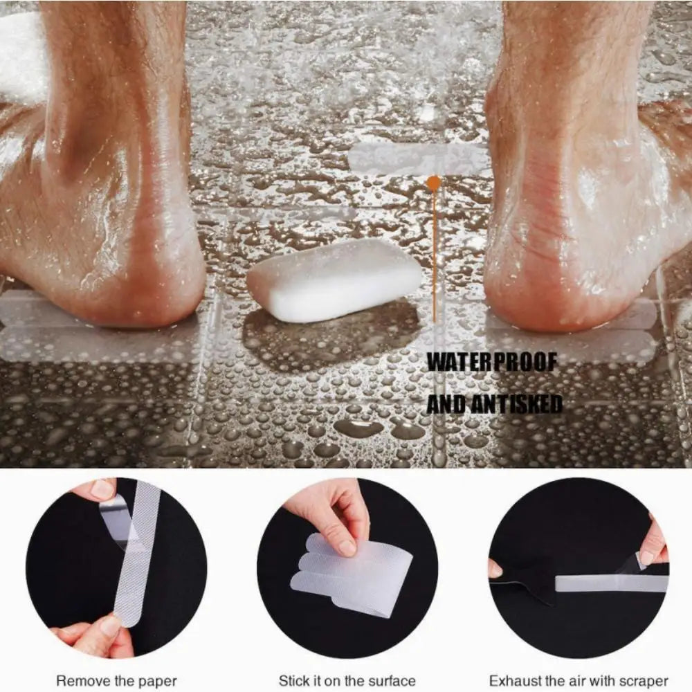 Transparante Antislip Strips | Veiligheid Voor Badkamer & Trap