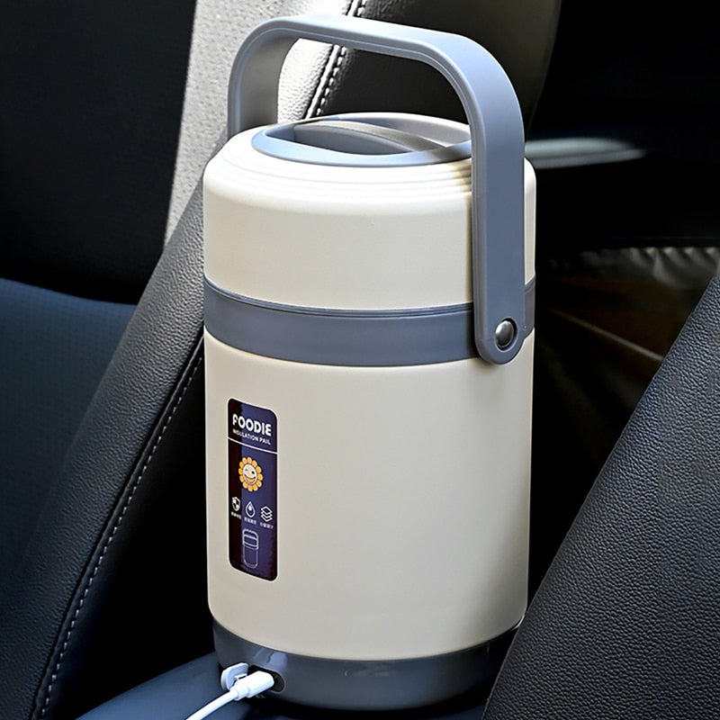 USB Verwarmde Lunchbox | 304 RVS – Warm Eten Onderweg