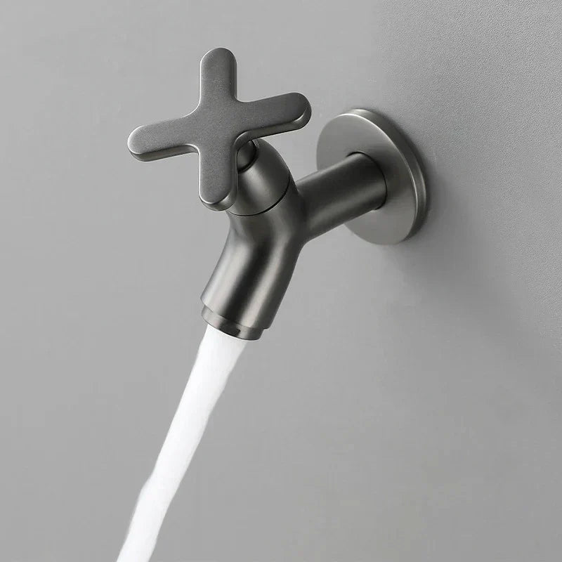 BrassFlow Wandkraan | Koud Water Kraan in Massief Messing – Stijlvol & Duurzaam