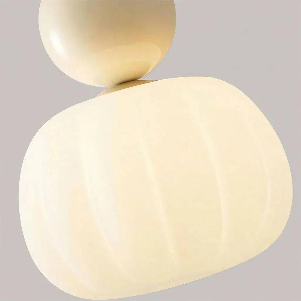 Art Deco Hanglamp In Bauhaus Stijl (Crème, Rood, Groen of Chroom)