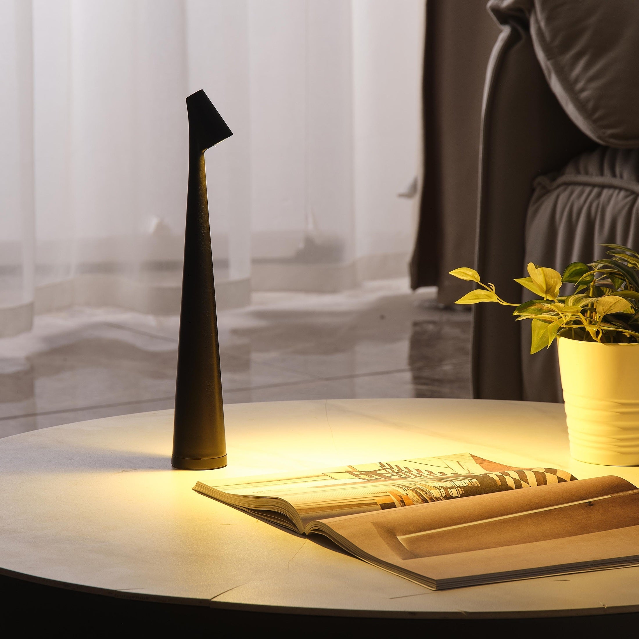 Draadloze Dimbare LED Tafellamp | Moderne & Minimalistische Verlichting voor Thuis