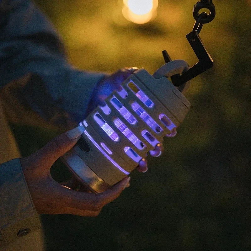 InsectGuard LED Insectenwerende Lamp – Draagbare Buitenlamp Tegen Insecten – USB Oplaadbaar – IP44 Waterbestendig - Milieuvriendelijk – Tot 20 Uur Bescherming