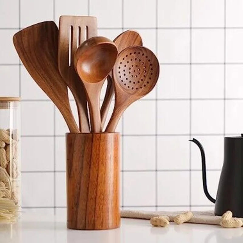 Luxe Keukenset Van Natuurlijk Teakhout Voor Een Warme & Stijlvolle Keuken