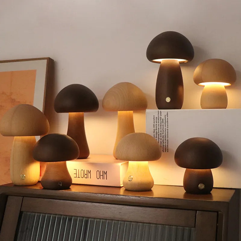 LumaShroom Touch Lamp | Zacht Licht LED Tafellamp Voor Slaapkamer & Kinderkamer
