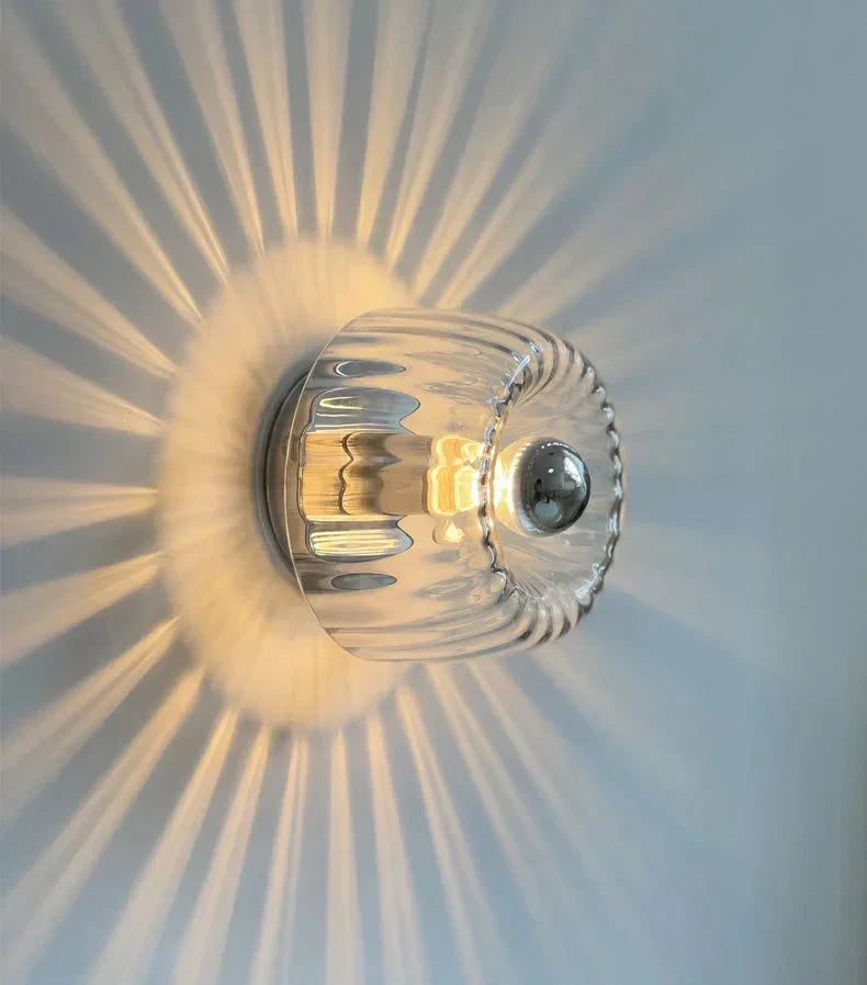 Scandinavische Bauhaus Wandlamp - Stijlvolle Verlichting met Glas en Metaal