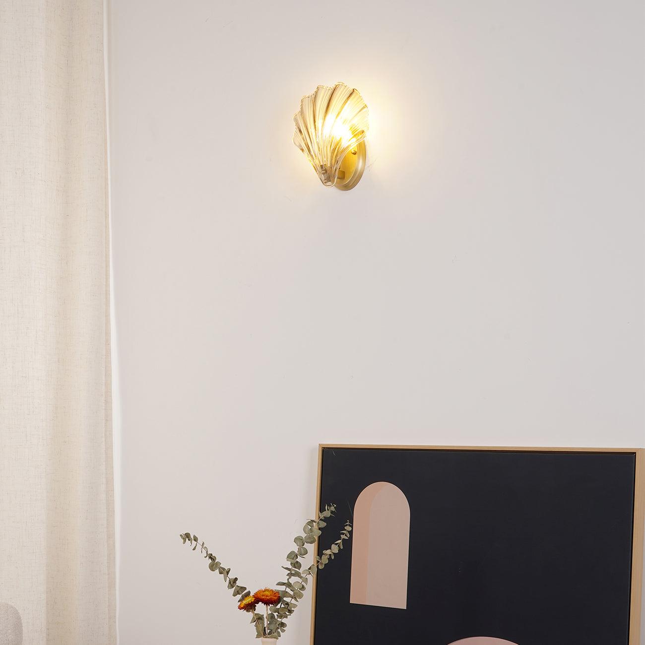 Schelp Wandlamp voor een Nautische Sfeer