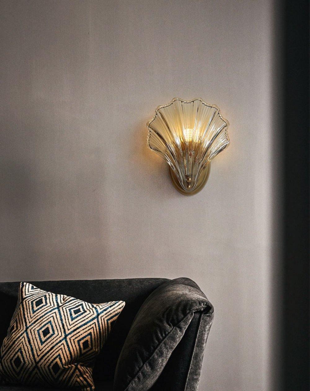 Schelp Wandlamp voor een Nautische Sfeer