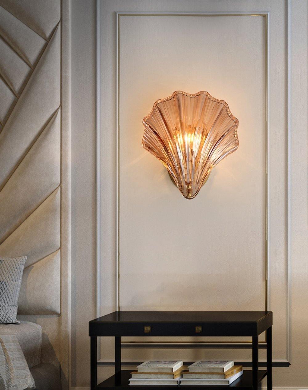 Schelp Wandlamp voor een Nautische Sfeer