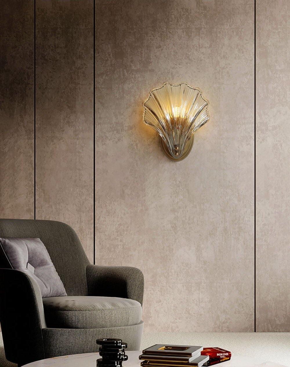 Schelp Wandlamp voor een Nautische Sfeer