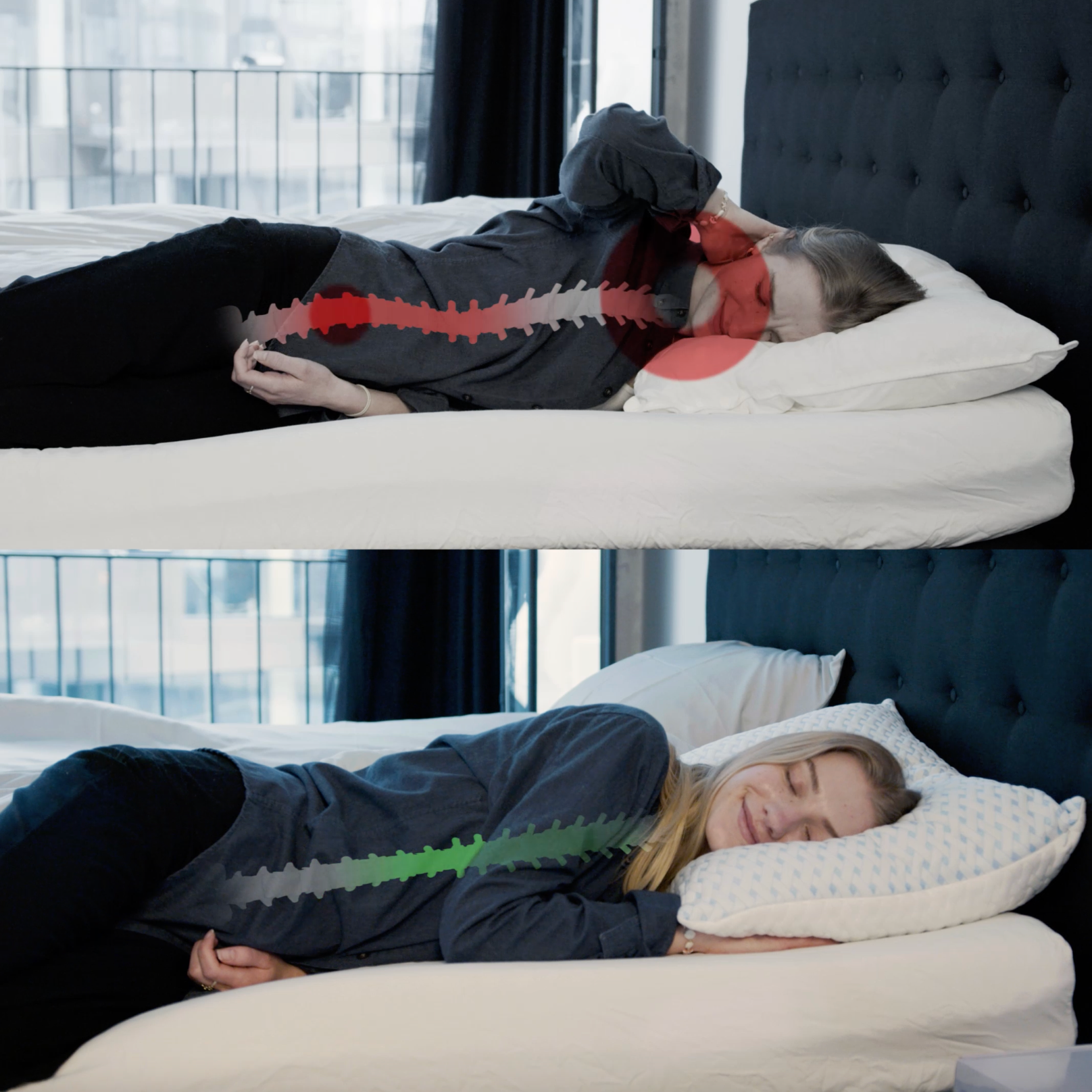 PostureCloud - Verstelbaar Ergonomisch Hoofdkussen – Dubbelzijdig Met Memory Foam Voor Optimale Slaapondersteuning