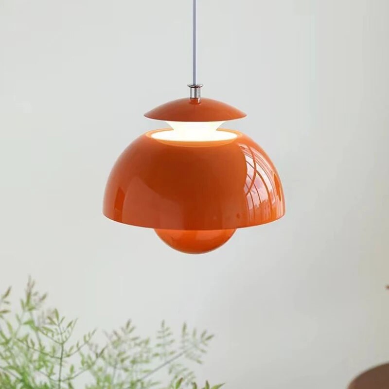 Moderne LED Hanglamp Met Bloemknop Design – Scandinavische Esthetiek Voor Slaapkamer & Keuken