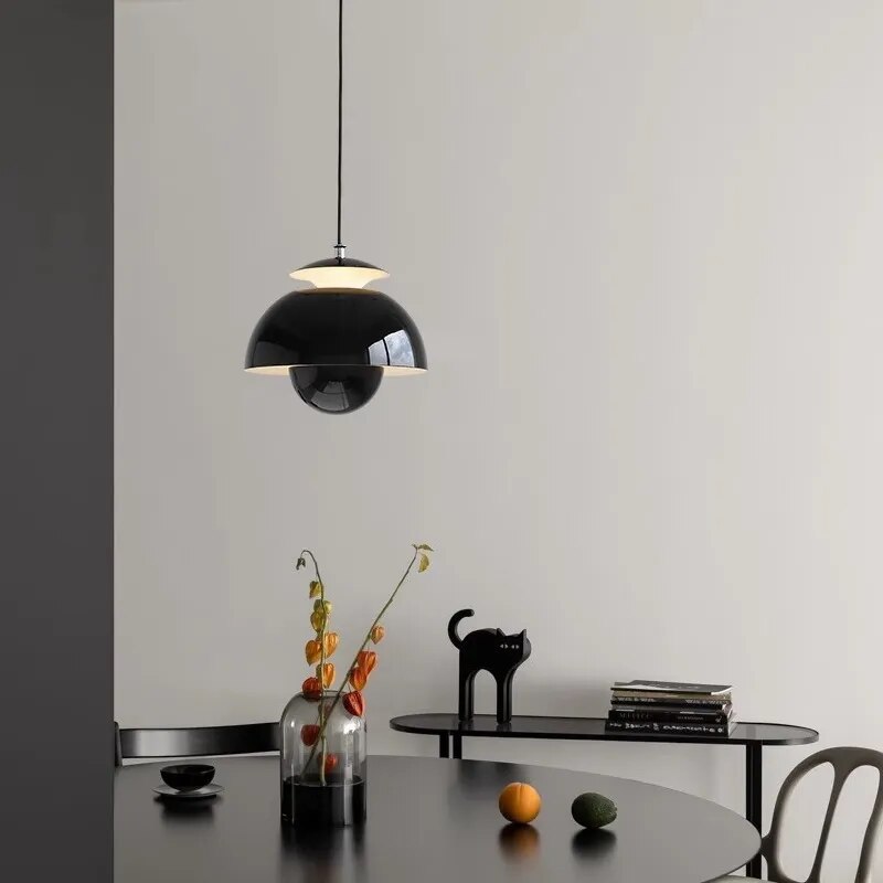 Moderne LED Hanglamp Met Bloemknop Design – Scandinavische Esthetiek Voor Slaapkamer & Keuken