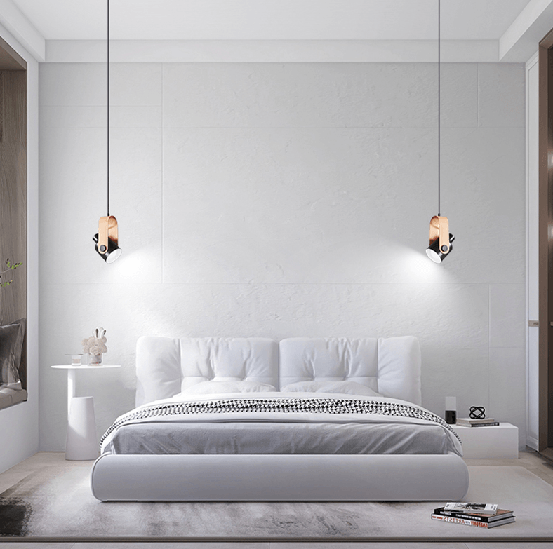 NordicBeam - Scandinavische Hangspot In Houtlook & Metaal, Minimalistisch Design