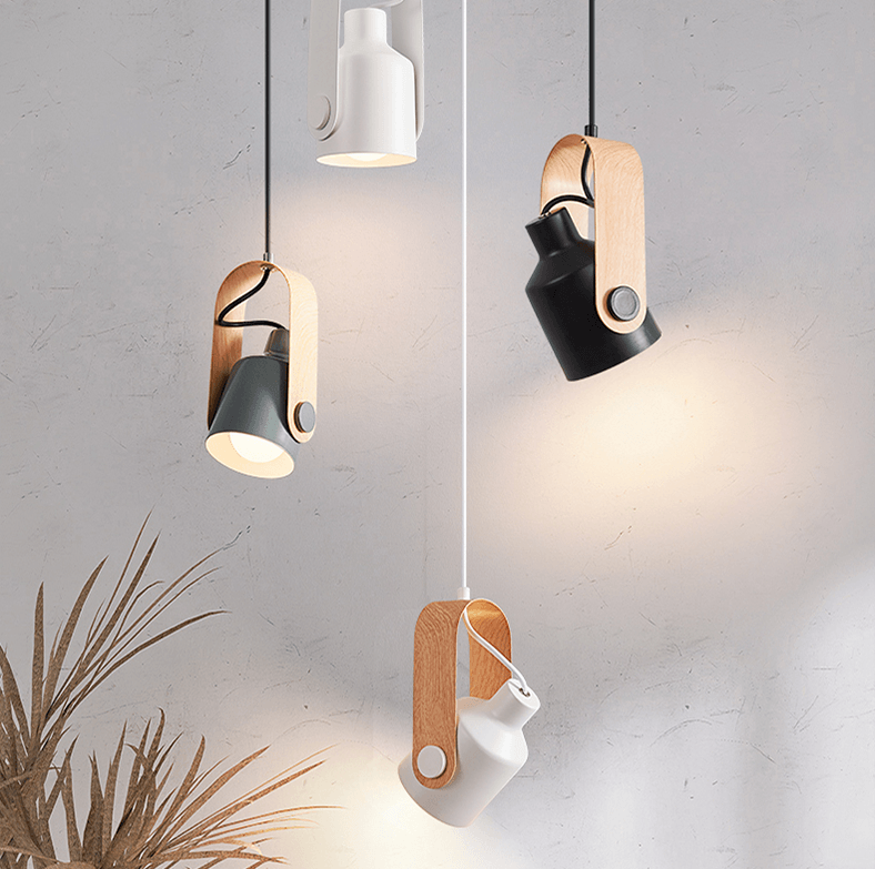 NordicBeam - Scandinavische Hangspot In Houtlook & Metaal, Minimalistisch Design
