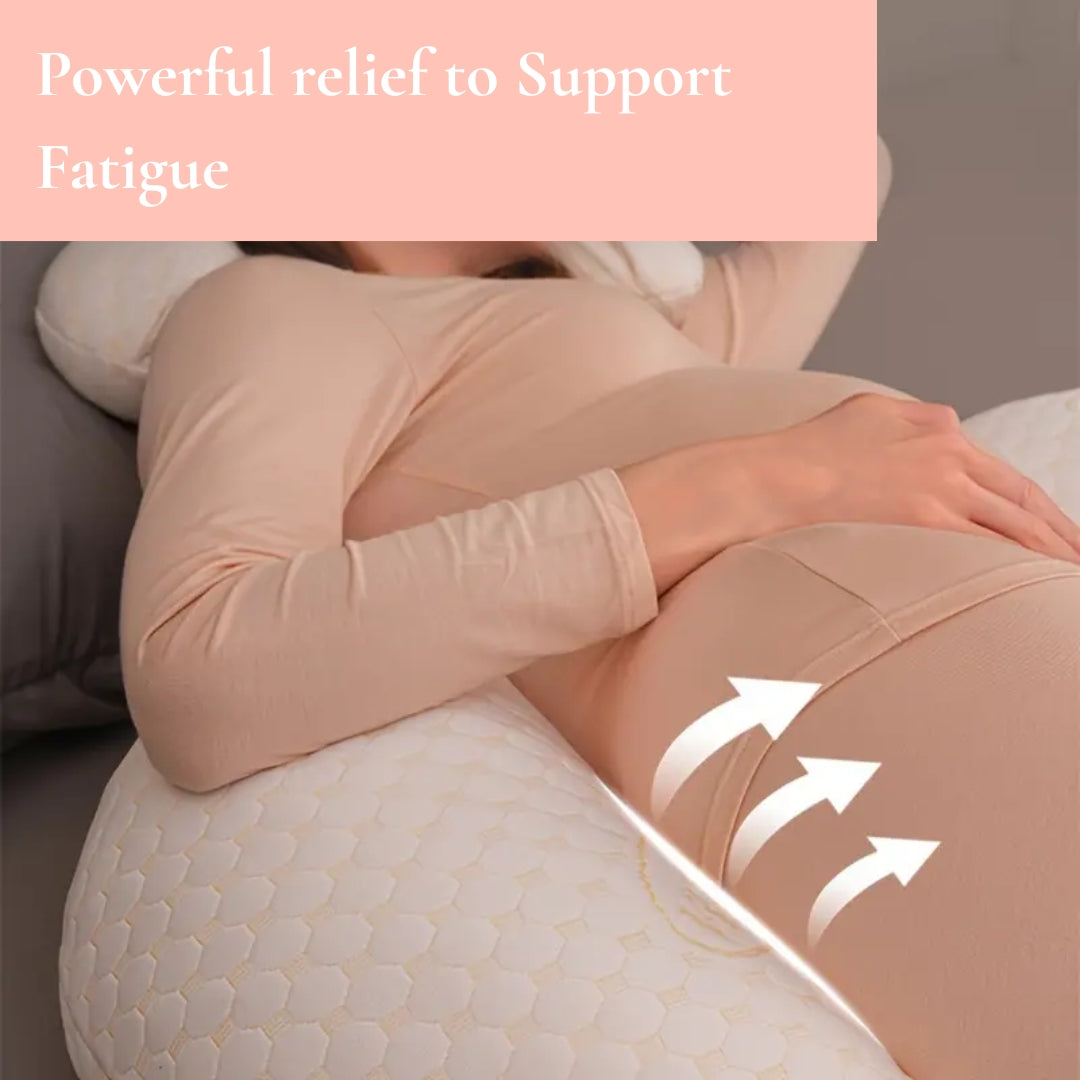 BellyCloud - Zwangerschapshulp Kussen – Ergonomisch Zwangerschapskussen met Dubbele Ondersteuning
