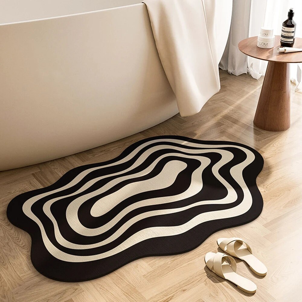 Super Absorberende Badmat – Anti-Slip & Sneldrogend Voor Badkamer