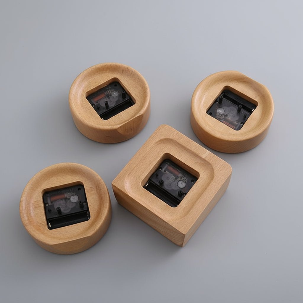 WoodMorn Wekker – Elegante Beukenhouten Alarmklok Voor Een Rustvolle En Stijlvolle Slaapkamer