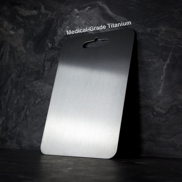 SteelSlice - Titanium Snijplank – Antibacterieel, BPA-Vrij & Ultra-Duurzaam