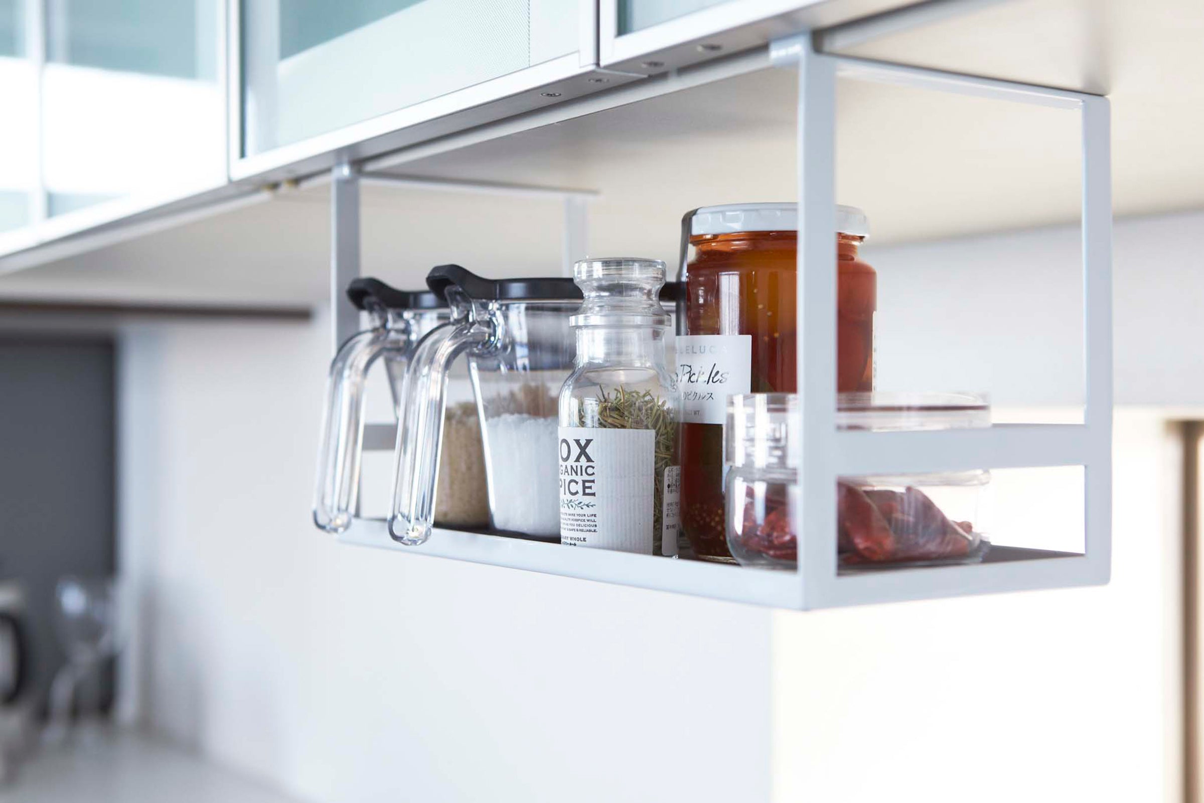 Stalen Onder-Plank Opberger Voor Extra Ruimte In Kast & Keuken