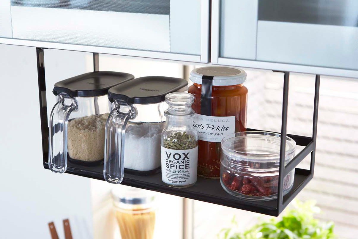 Stalen Onder-Plank Opberger Voor Extra Ruimte In Kast & Keuken
