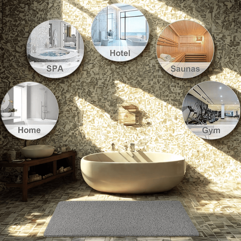 Anti-Slip Douchemat Met Hygiënisch Drainagesysteem Voor Veilig & Fris Douchen