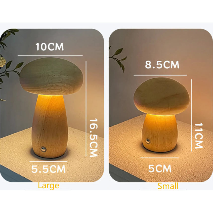 LumaShroom Touch Lamp | Zacht Licht LED Tafellamp Voor Slaapkamer & Kinderkamer