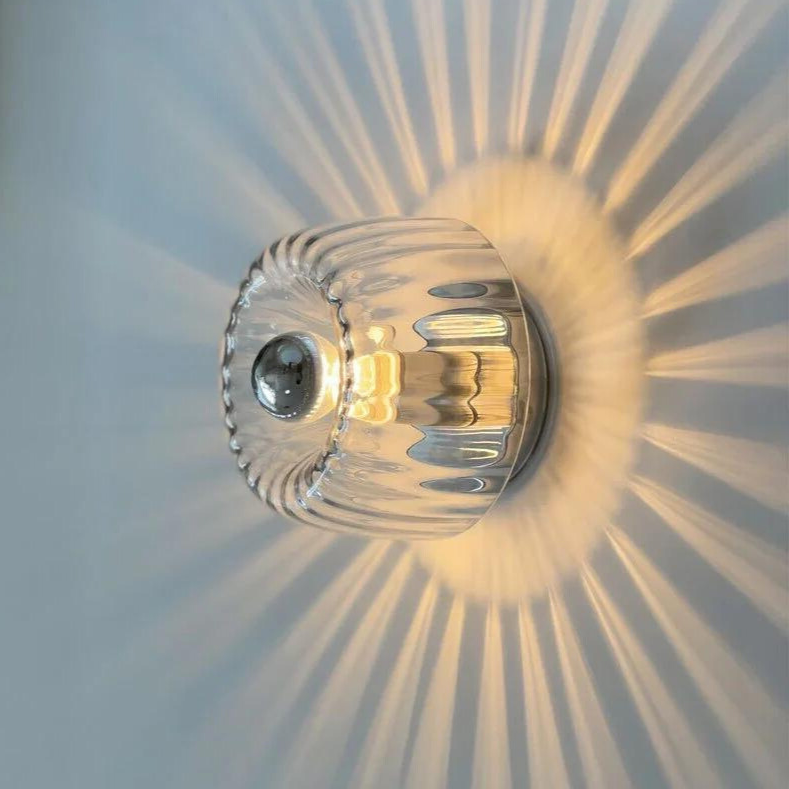 Scandinavische Bauhaus Wandlamp - Stijlvolle Verlichting met Glas en Metaal